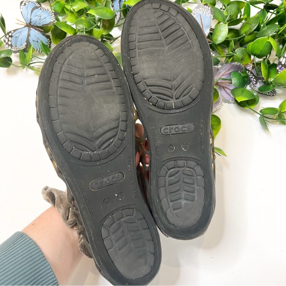 Crocs Adrina Jelly Flat Sandals Size 8 - Picture 7 of 8